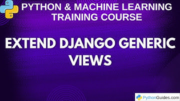 Extend Django Generic Views