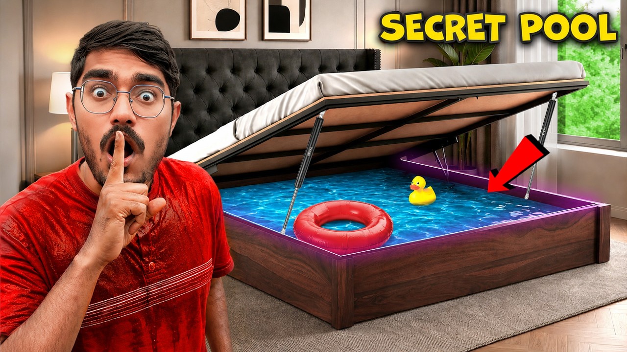 Find The Secret Swimming Pool Challenge | क्या मैं ख़ुफ़िया पूल ढूंढ पाउँगा?