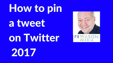How to pin a tweet to the top of your Twitter profile 2017