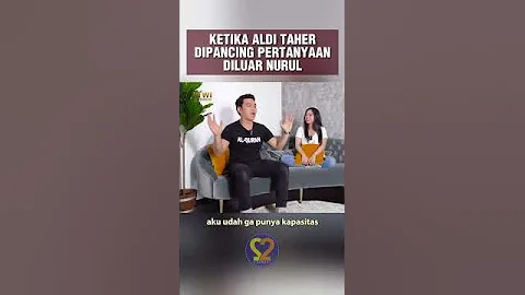 Aldi Taher Dipancing Pertanyaan Di Luar Nurul oleh Dewi Persik  #trending #viral #alditaher