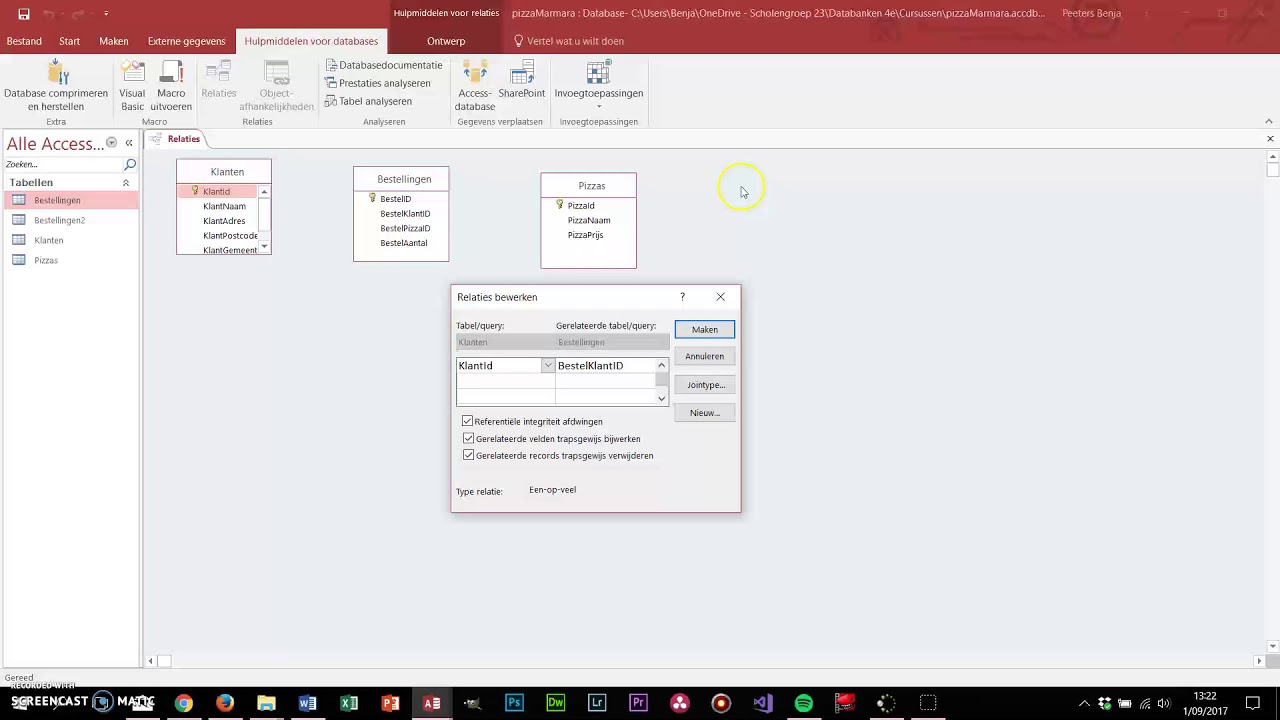 12. Microsoft Access: Relaties maken - YouTube 12. Microsoft Access: Relaties Maken - Youtube