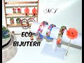 6 bijuterii Eco, frumoase, realizate manual acasă din hârtie.