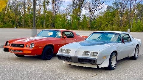 Camaro vs Trans Am