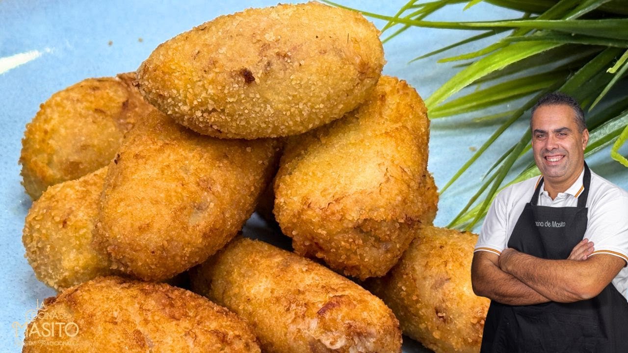 Croquetas caseras de cocido. Receta de aprovechamiento