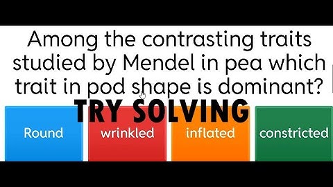 MCQ QUIZ: Principles of Inheritance and Variation/class12/NEET+Boards Revision