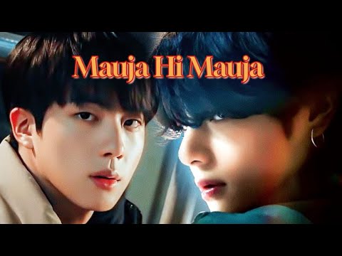 Mauja Hi Mauja - BTS Taejin Edit | Taejin Hindi FMV | BTS Bollywood Edit | BTS Taejin Hindi Mix FMV