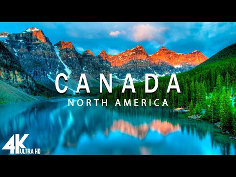 FLYING OVER CANADA (4K UHD) - Relaxing Music Along With Beautiful Nature Videos - 4K Video Ultra HD