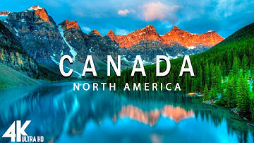 FLYING OVER CANADA (4K UHD) - Relaxing Music Along With Beautiful Nature Videos - 4K Video Ultra HD