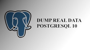 Postgresql 10 Generate Dummy Real Data