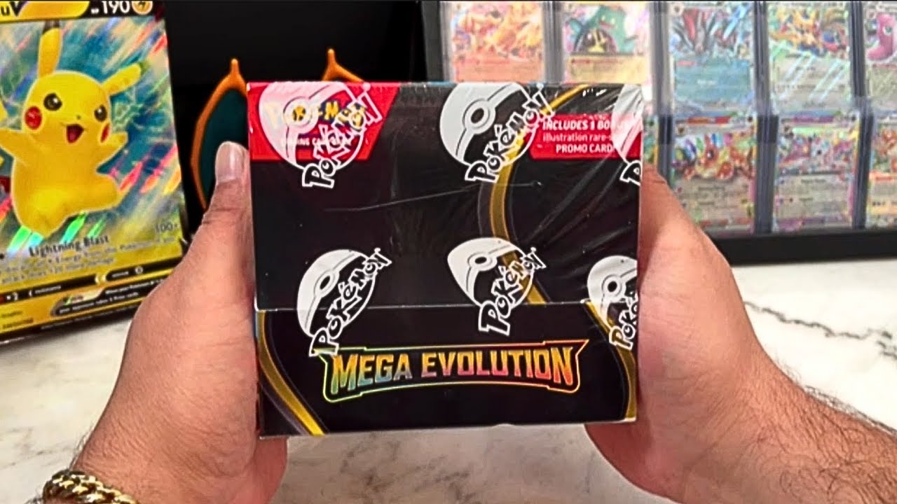 Opening Pokémon Mega Evolutions Booster Box, INSANE Sir Pull!