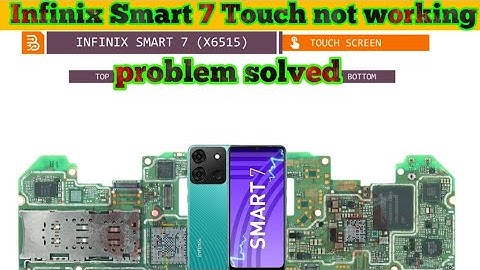 Infinix Smart 7(x6515) Touch not working problem solved #thesoilboy