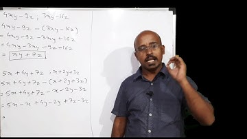 Class 7 Chapter 8|Algebraic expressions and operations on them|practice set 34|question 1|2