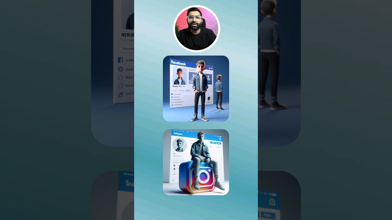 Generate 3D Profile Images for Social Media 