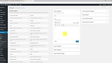 Glax -  How to set up footer as on a demo