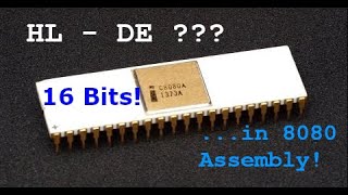 8080 Assembly Programming: 16 bit Subtraction