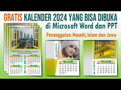 Cara Mudah Membuat Kalender Tahun 2022 di PowerPoint | Kalender Pribadi ...