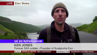 SAS soldier says  FUCK  on BBC NEWS   live ON AIR   with UK Prime Minister!