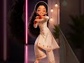 Bangles Song AI Dance 💃 | Cute Chibi Dance Animation | Trending Shorts