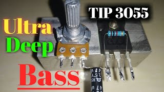 Amplifier mini 1 transistor Tip 3055