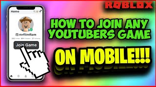 How to join ANY YouTubers GAME on MOBILE!!! *NEW Working 2021* screenshot 4