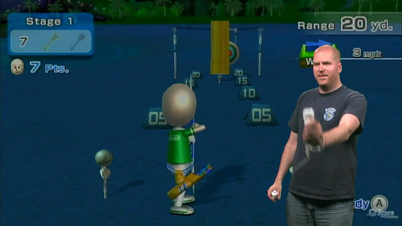 Wii Sports Resort 11 Wii Motion Plus Demo Archery YouTube