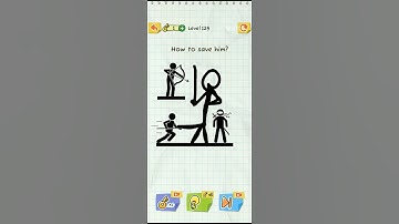 draw 2 save game video level- 125 how to save him? 😝😜 game viral 🎮 short video#viralshort #subscribe