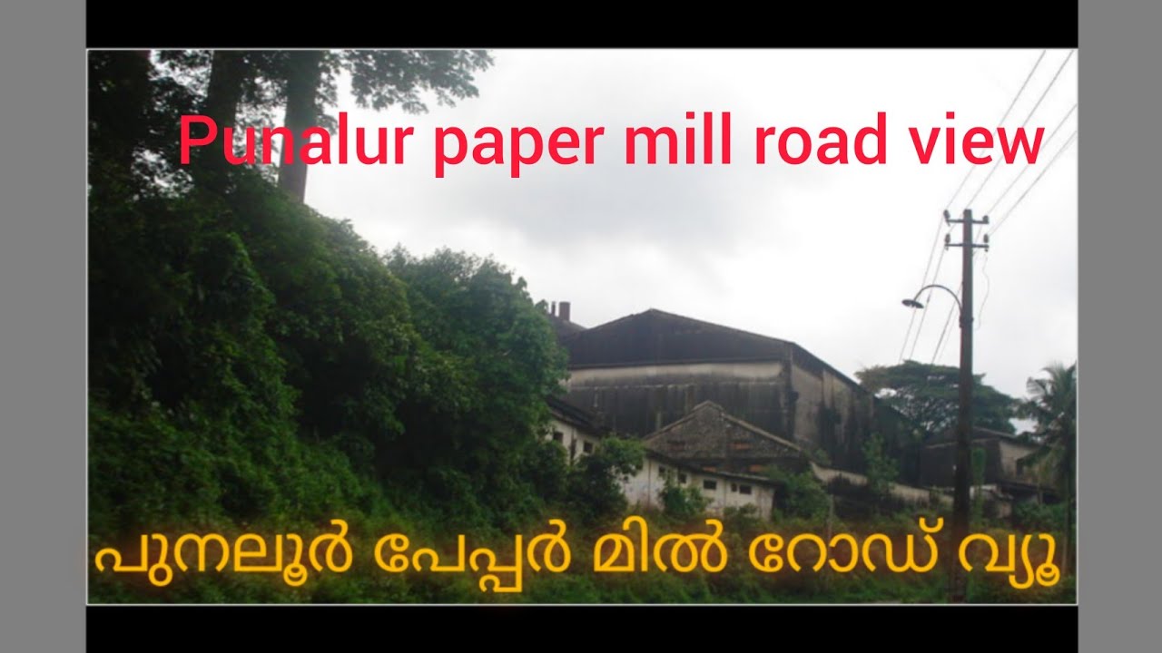 Punaloor Paper Mill Road View