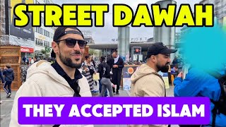 2 DANISH FRIENDS ACCEPTING ISLAM! | SHAHADAH | STREET DAWAH @dawah