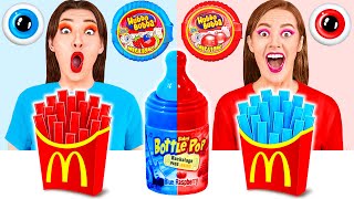 Kirmizi ve Mavi Renk Kapişmasi | Komik Yemek Tarifleri RaPaPa Best