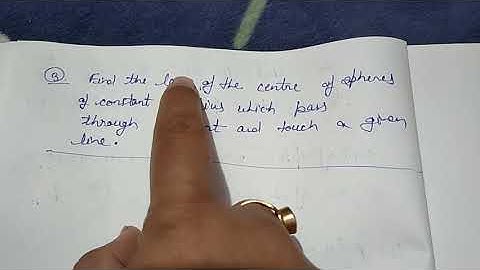 Exercise 6.5, Solid geometry