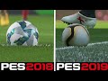 PES 19 vs PES 18 Gameplay Comparison