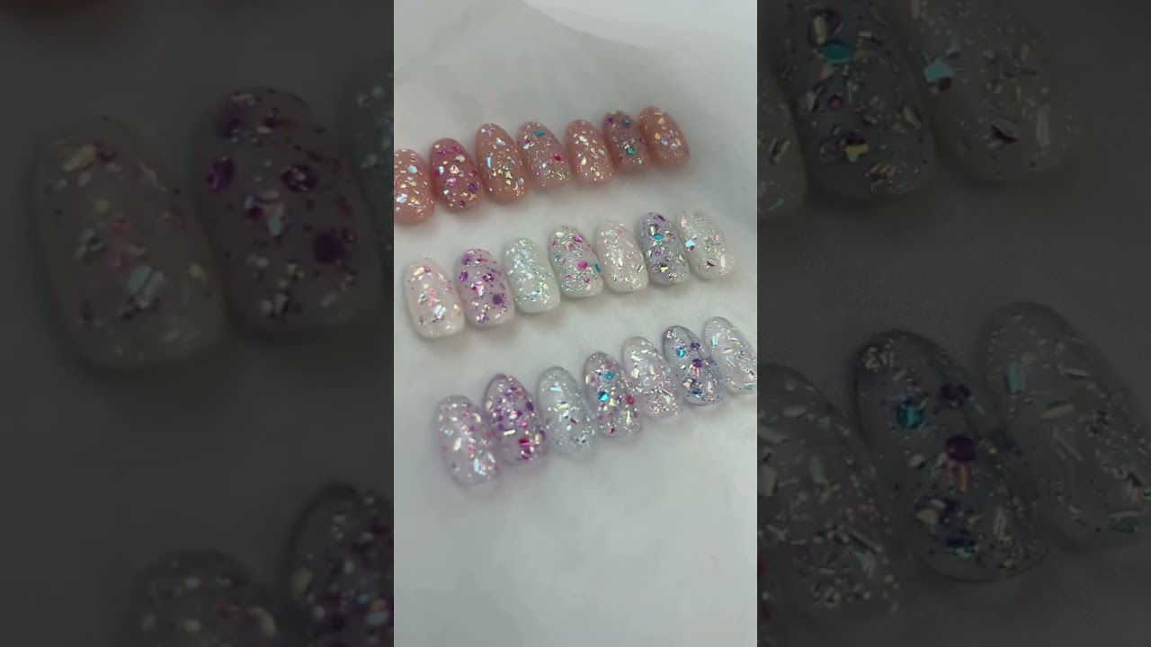 Raygelセレクトカラージェル ぷくぷくグリッター (7-types Full Set)の