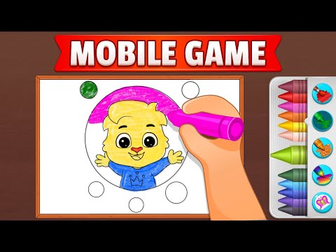 Coloring Games: Coloring Book, Painting, Glow Draw By RV AppStudios [English]