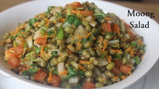 Healthy Moong Salad with Microgreen | Weight Loss Recipe | Diabetic Diet Recipe | Microgreen salad