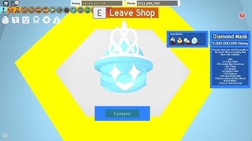 I bought the Diamond mask | Bee Swarm Simulator