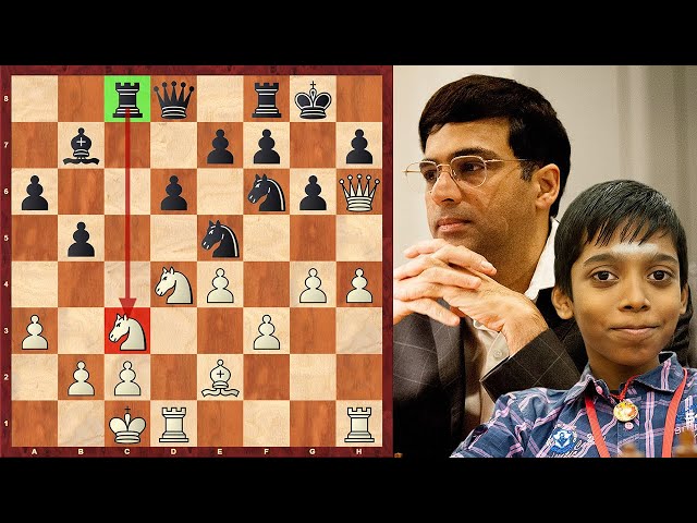 Replying to @High IQ Chess Intense Match: Vishy Anand vs Praggnanandha