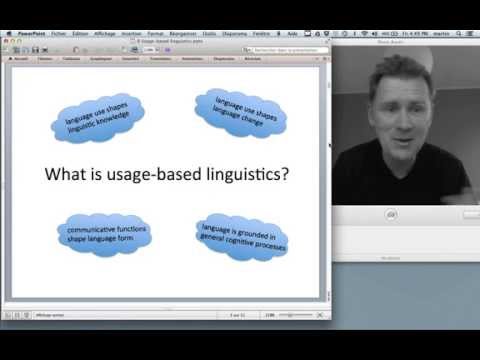 Video: Ano ang usage based linguistics?
