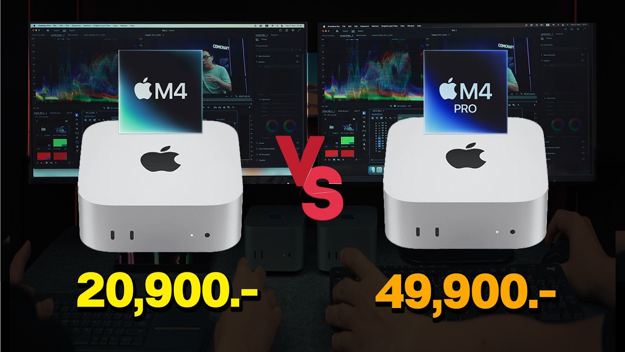 Mac mini M4 คุ้มมั้ย หรือไป M4 Pro ดีกว่า - YouTube