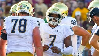 Notre Dame QB Brandon Wimbush: 207 Rush Yards vs. Boston College