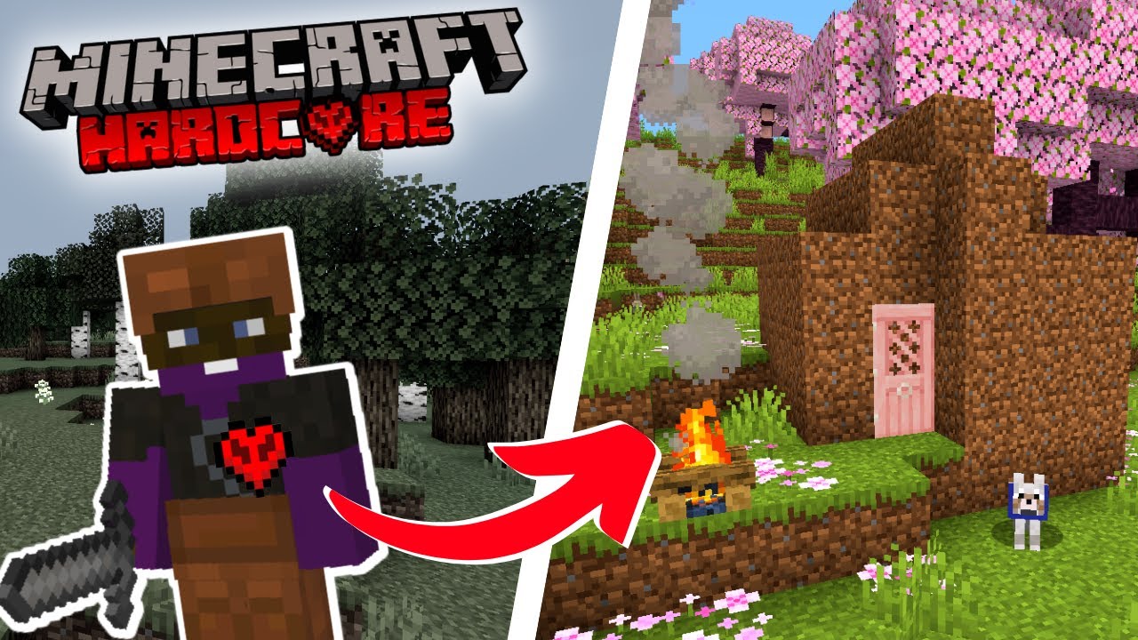 The WORST Start in Minecraft HARDCORE! 1.20! Episode 1