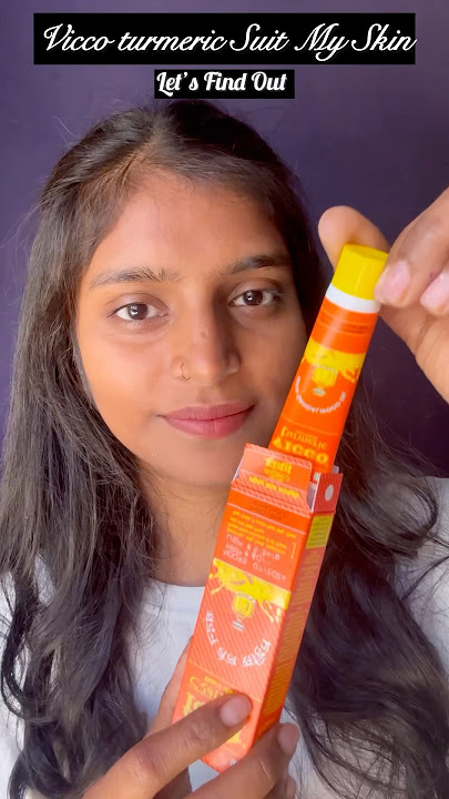Vicco Turmeric Cream Suits My Skin or not 🤔let’s Find out  #shorts #vicco #viccoturmeric #viral