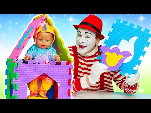 Кукла БЕБИ БОН и Домик Сортер! - Развивающие игры для детей. Смешные видео с пупсиками Baby Born