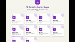 Sebutkan benda benda yang ada di rumah yang berbentuk kubus by Cognizo.net