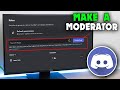 How to Make Someone A Moderator on Discord (2026)
