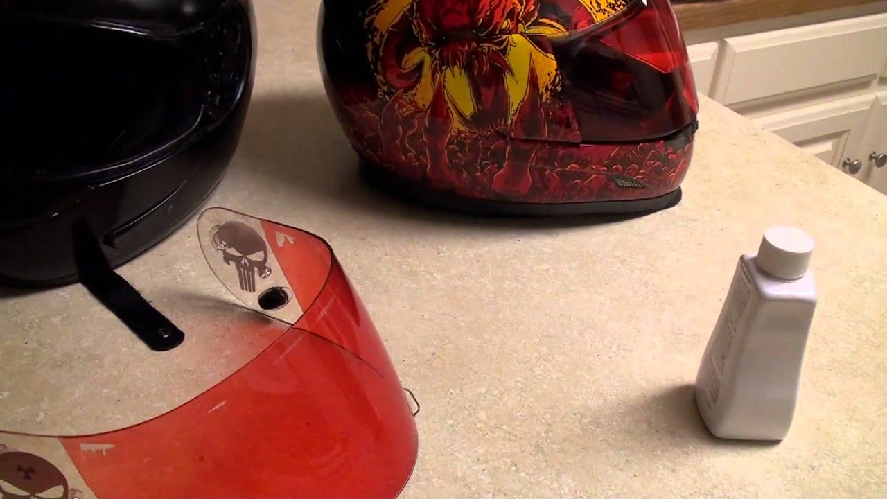 How to tint helmet visor - YouTube
