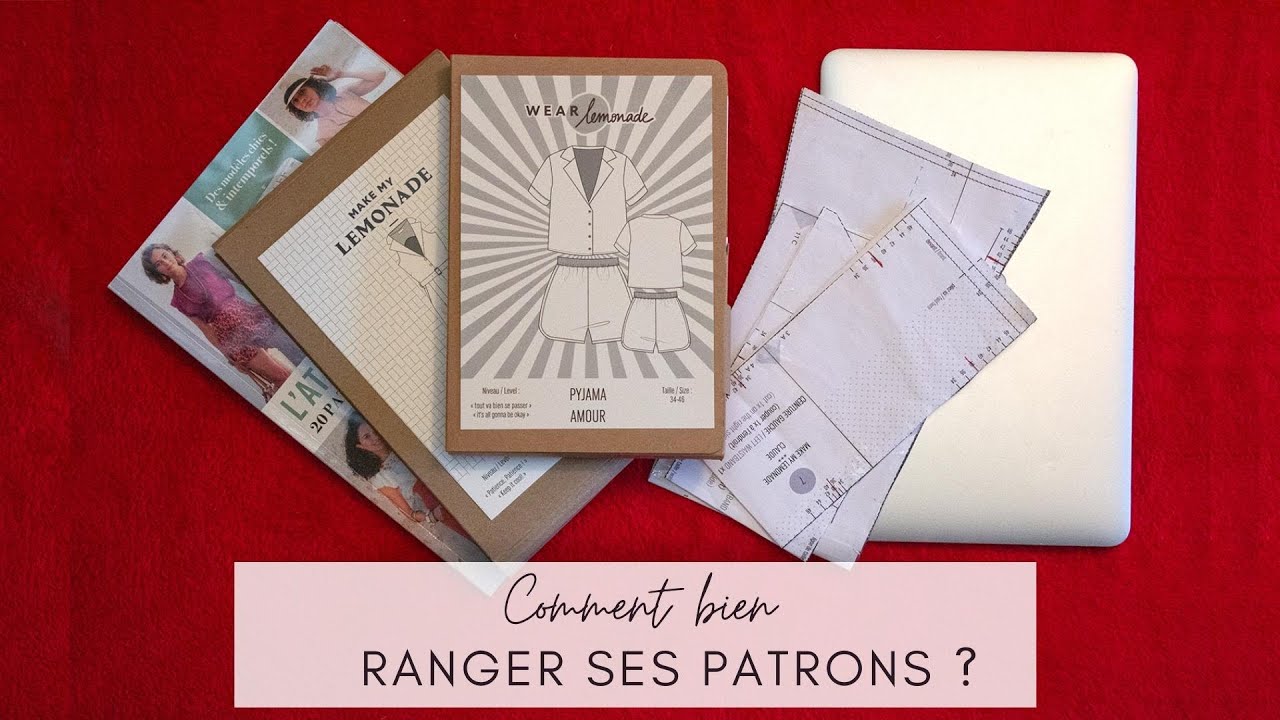 COMMENT BIEN RANGER SES PATRONS DE COUTURE ? (PDF, pochettes et pièces découpées)