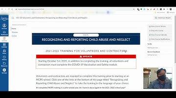How to sign up for MCPS child abuse and neglect volunteer training