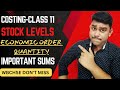 Costing Important Sums Part 2 || In Bengali || 2025 | Commerce WBCHSE SEM 2