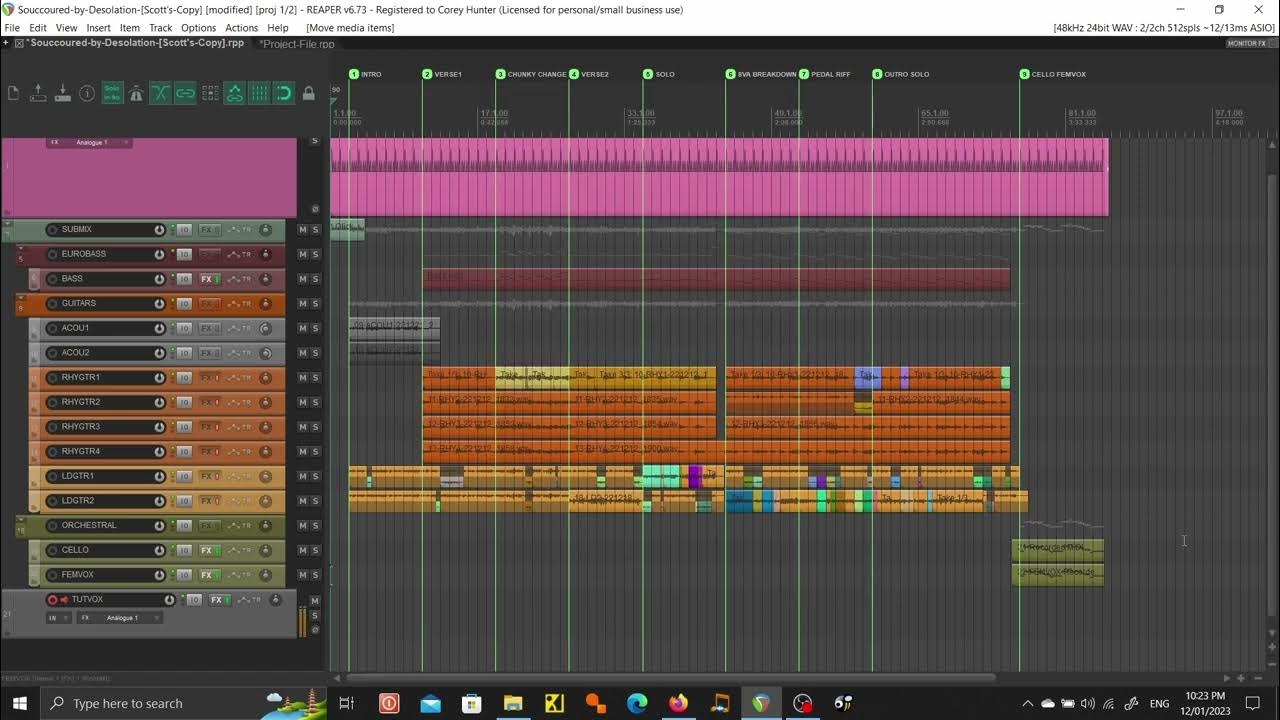 How to Create a TEMPO MAP + Exporting Tracks as STEMS in REAPER YouTube