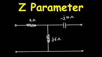 Impedance Parameters of Two Port Network Solved Example | Z Parameter Example | Electric Circuits